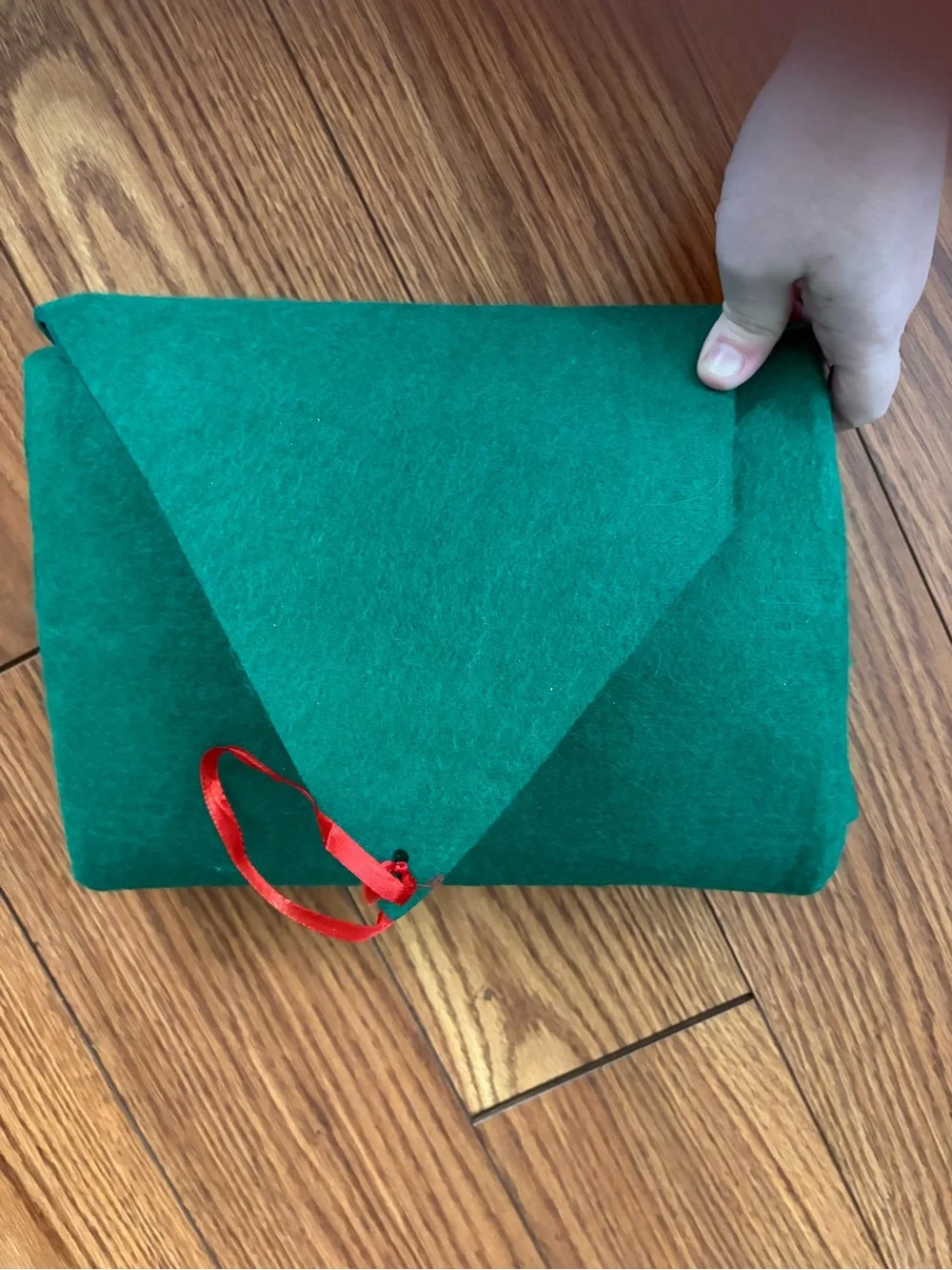 Felt Christmas Tree with Ornaments and Storage Bag